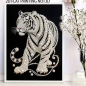 Preview: Diamond Painting Weisser Tiger